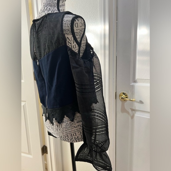 NWOT Endless Rose Cold Shoulder lace top. Style tags attached, size Medium - Picture 10 of 15